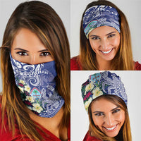 Hafa Adai Guam Neck Gaiter Latte Stone With Coconut Crab
