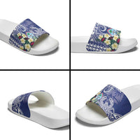 Hafa Adai Guam Slide Sandals Latte Stone With Coconut Crab