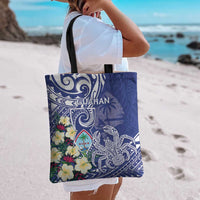 Hafa Adai Guam Tote Bag Latte Stone With Coconut Crab