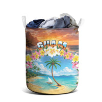 Guam Laundry Basket Eternal Summer Sunset Beach