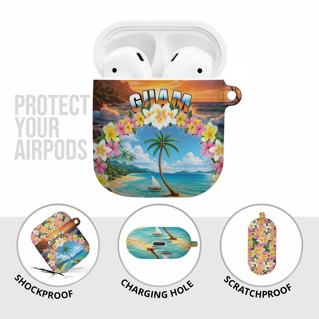Guam AirPods Case Eternal Summer Sunset Beach