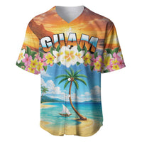 Guam Baseball Jersey Eternal Summer Sunset Beach