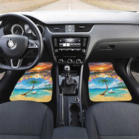 Guam Car Mats Eternal Summer Sunset Beach