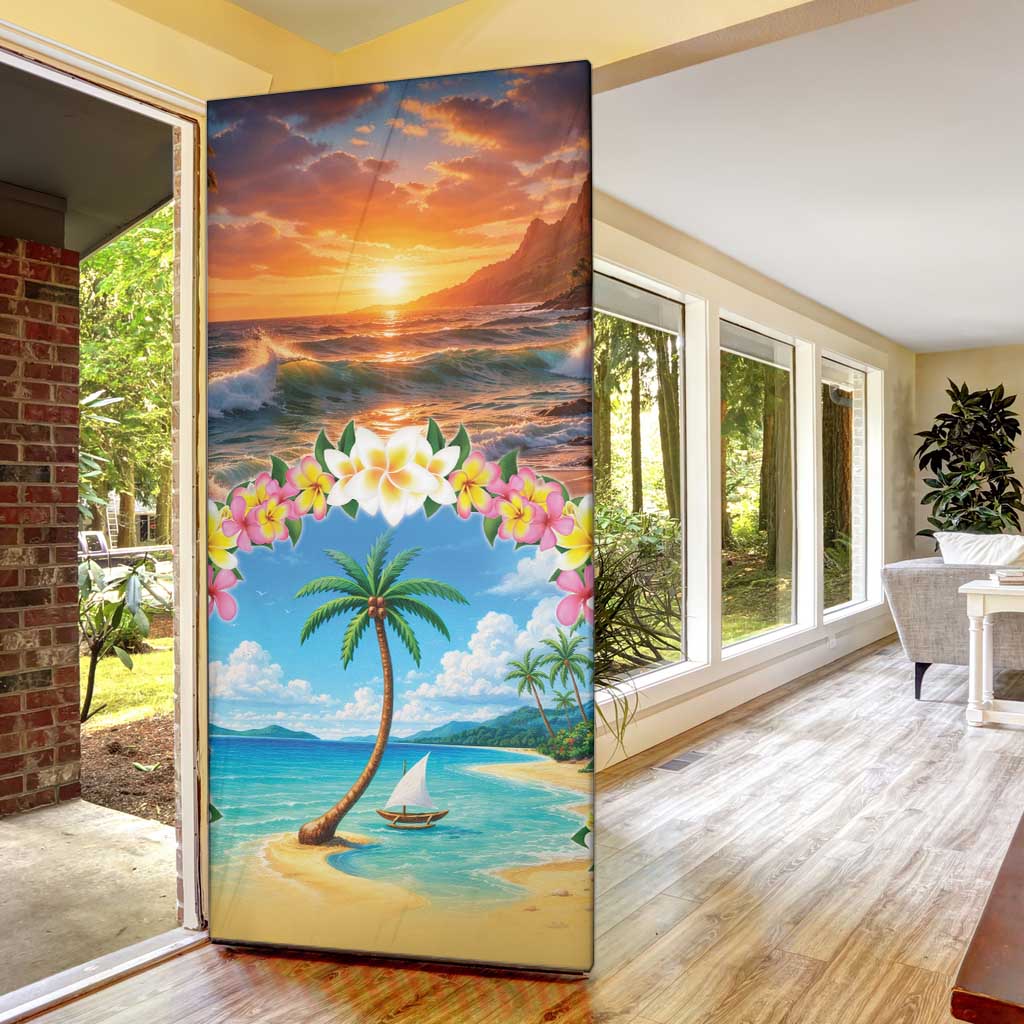 Guam Door Cover Eternal Summer Sunset Beach