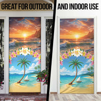 Guam Door Cover Eternal Summer Sunset Beach
