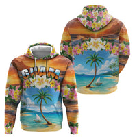 Guam Hoodie Eternal Summer Sunset Beach