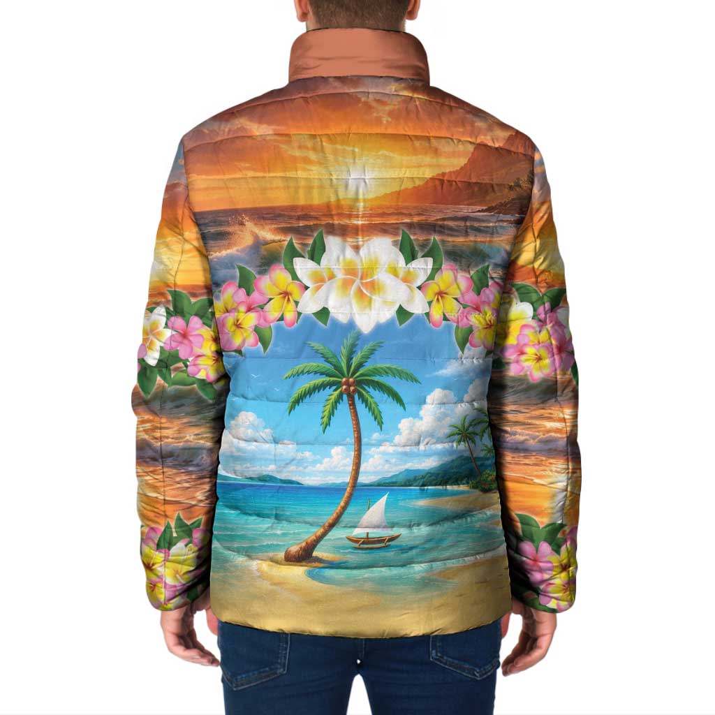 Guam Padded Jacket Eternal Summer Sunset Beach