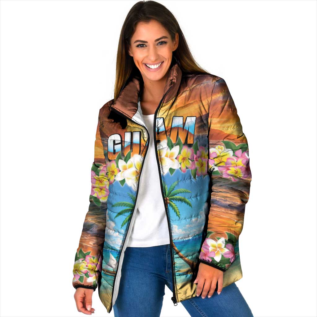 Guam Padded Jacket Eternal Summer Sunset Beach