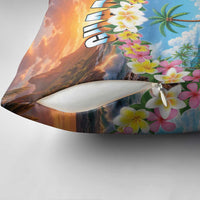 Guam Pillow Cover Eternal Summer Sunset Beach
