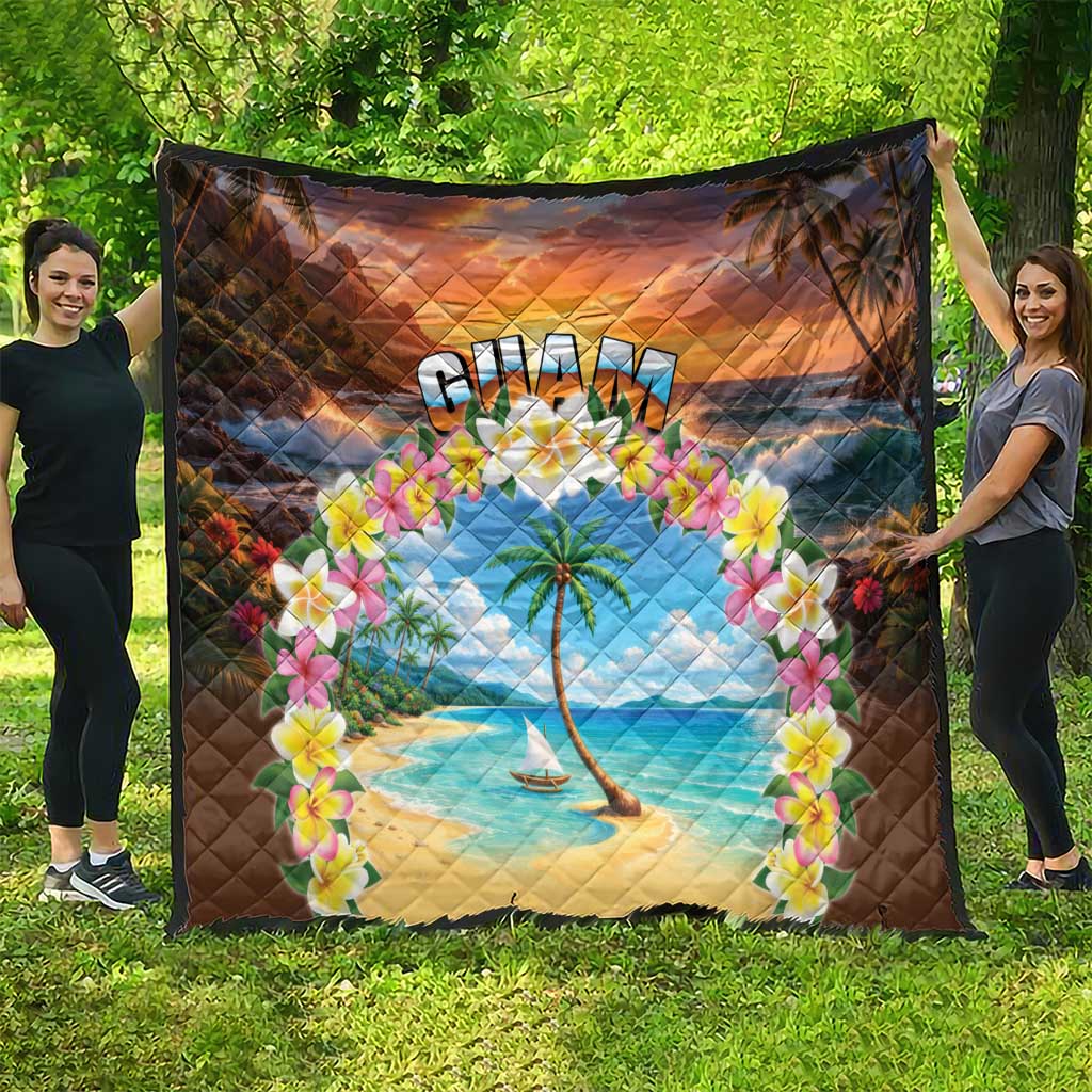 Guam Quilt Eternal Summer Sunset Beach