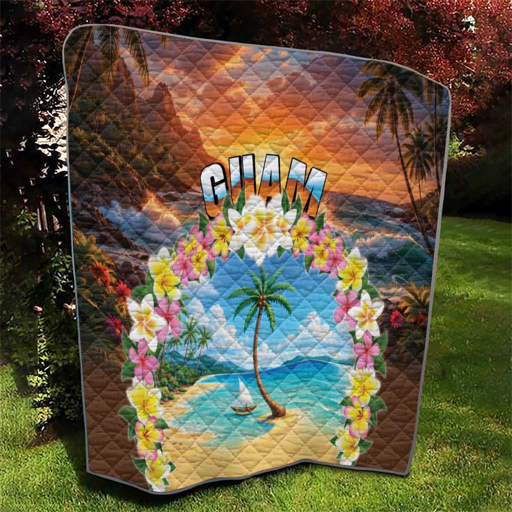 Guam Quilt Eternal Summer Sunset Beach