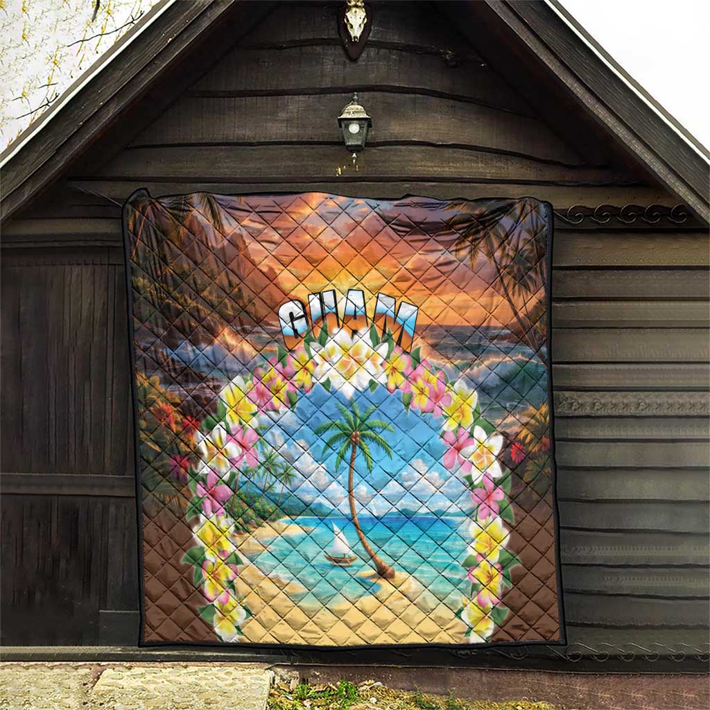 Guam Quilt Eternal Summer Sunset Beach