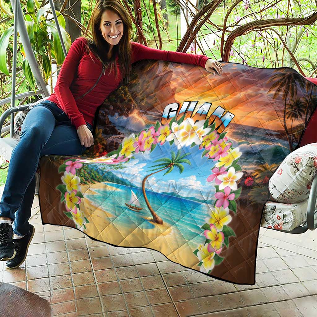 Guam Quilt Eternal Summer Sunset Beach