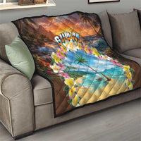 Guam Quilt Eternal Summer Sunset Beach