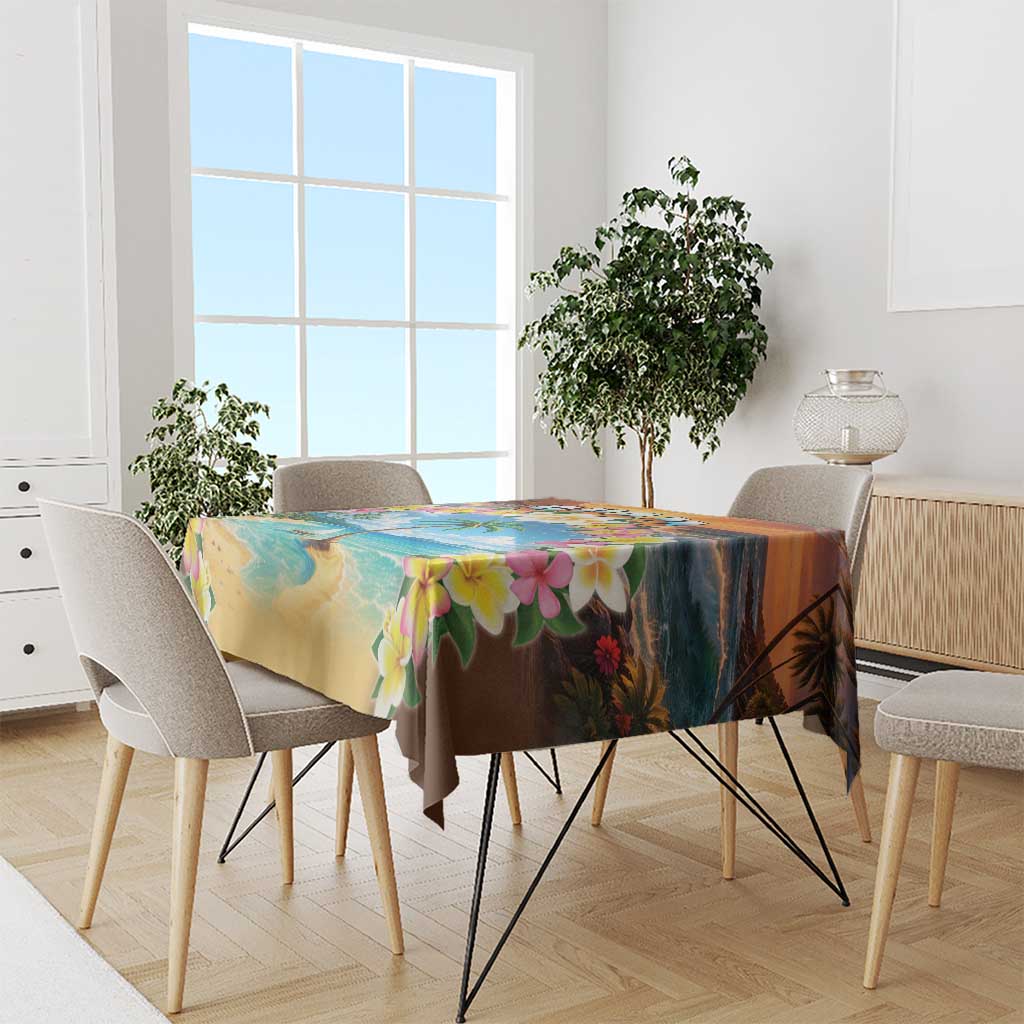 Guam Tablecloth Eternal Summer Sunset Beach