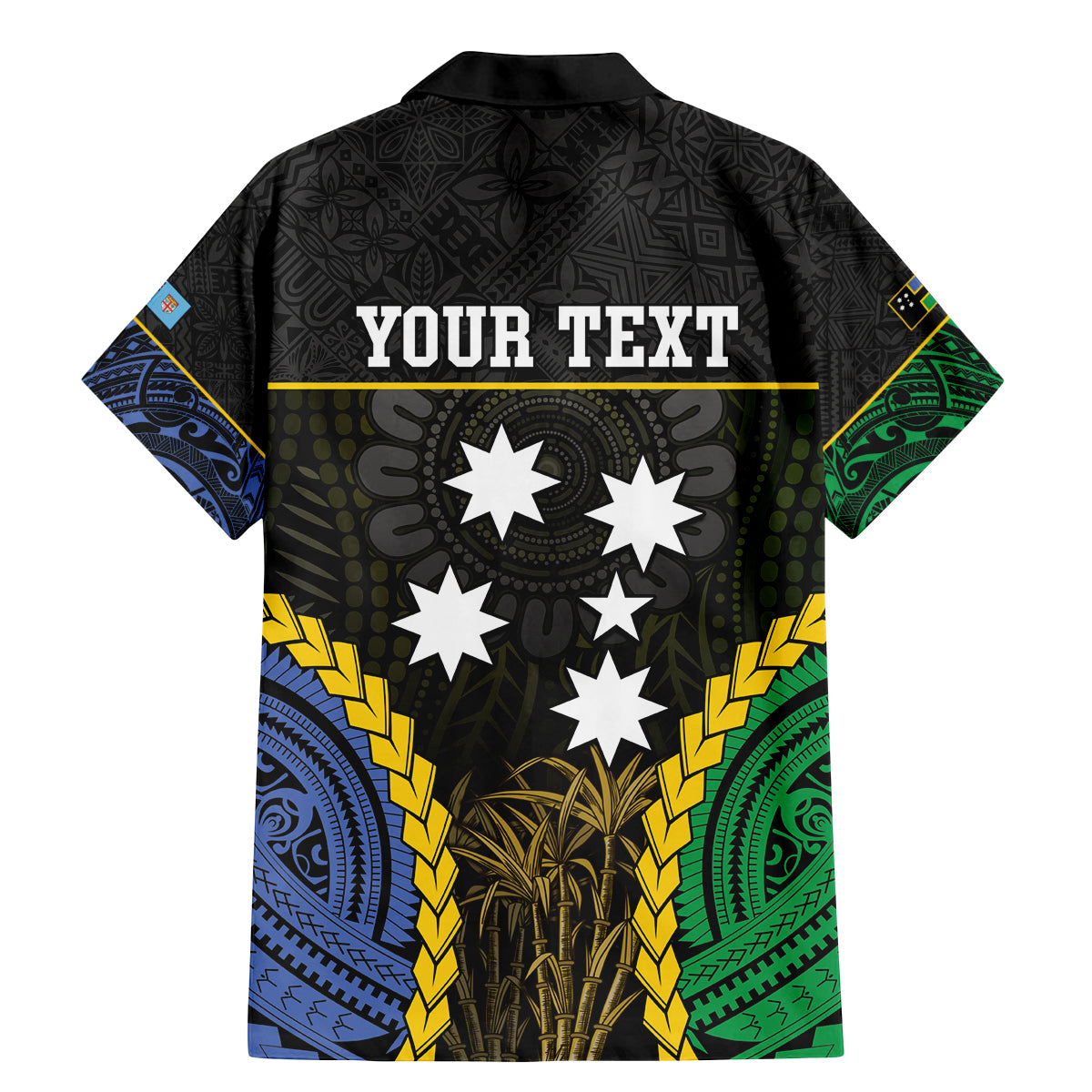 Personalised South Sea Islanders And Fiji Family Matching Mermaid Dress and Hawaiian Shirt Kanakas Fijian Tapa Pattern LT05 - Polynesian Pride