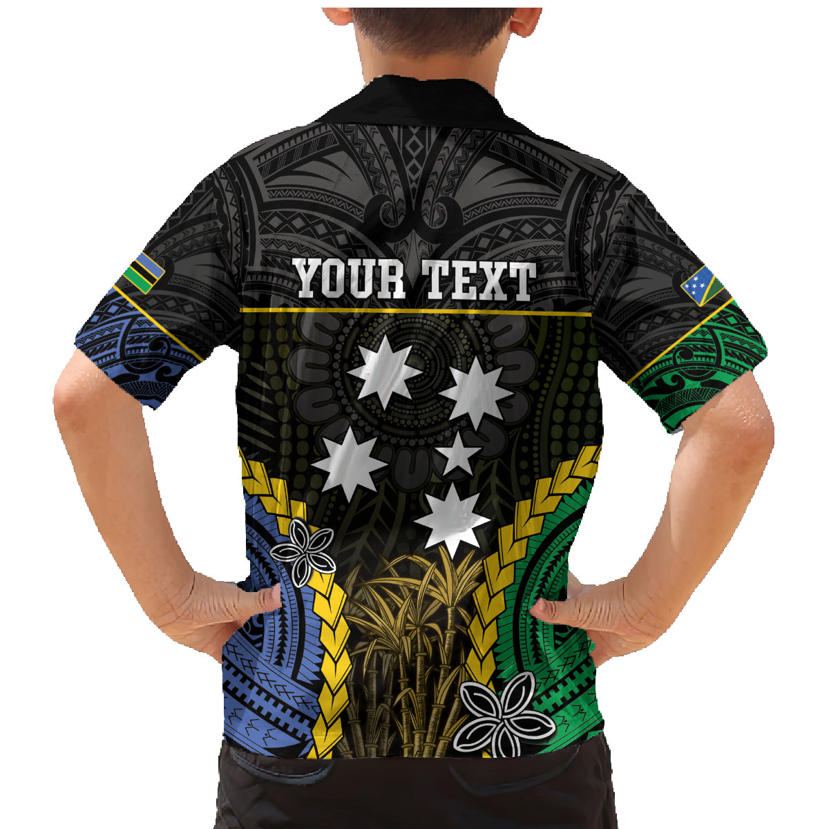 Personalised South Sea Islanders And Solomon Islands Family Matching Mermaid Dress and Hawaiian Shirt Kanakas Polynesian Pattern LT05 - Polynesian Pride