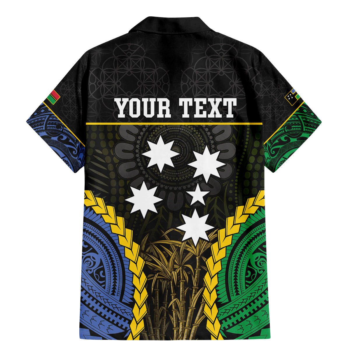 Personalised South Sea Islanders And Vanuatu Family Matching Mermaid Dress and Hawaiian Shirt Kanakas Sand Drawing Pattern