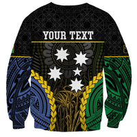 Personalised South Sea Islanders And Vanuatu Sweatshirt Kanakas Sand Drawing Pattern