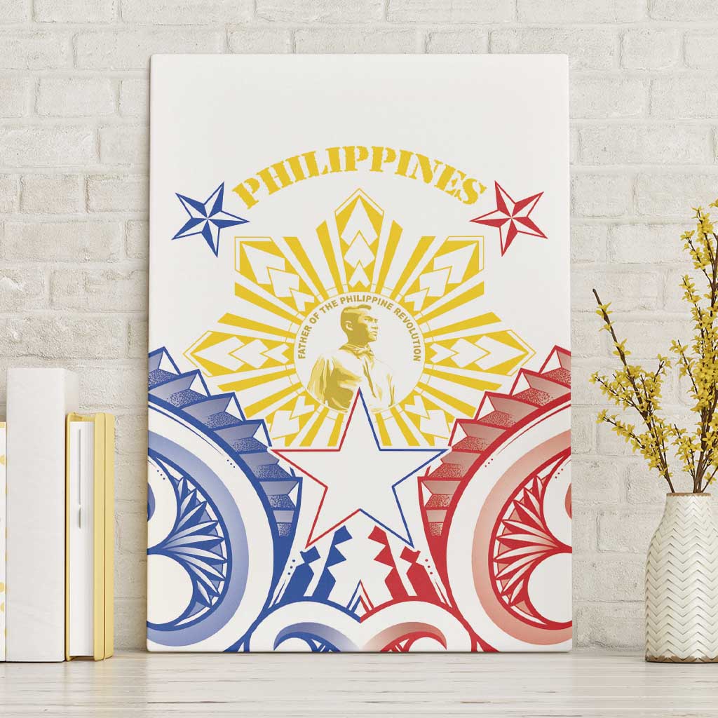 Philippines Canvas Wall Art Katipunan Andres Bonifacio LT05 Without Frame White - Polynesian Pride