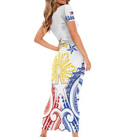 Philippines Family Matching Short Sleeve Bodycon Dress and Hawaiian Shirt Katipunan Andres Bonifacio LT05 - Polynesian Pride