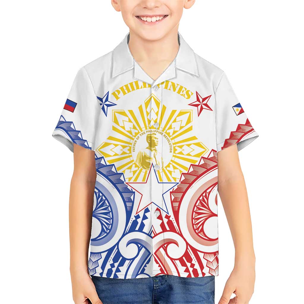 Philippines Kid Hawaiian Shirt Katipunan Andres Bonifacio