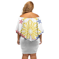 Philippines Off Shoulder Short Dress Katipunan Andres Bonifacio