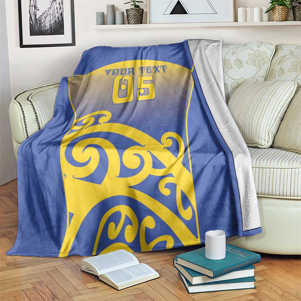 Custom James Cook High School Blanket Maori Koru Pattern