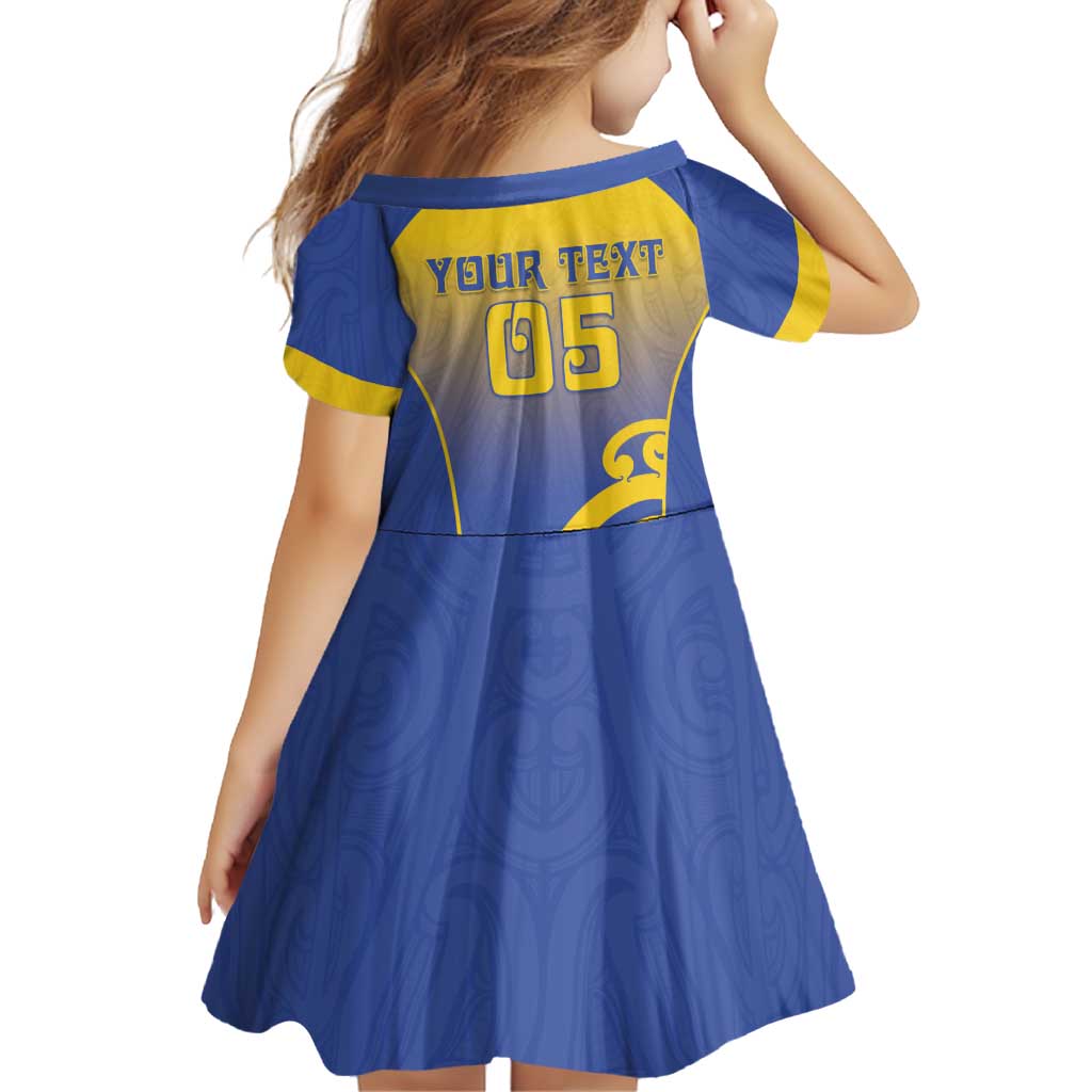 Custom James Cook High School Family Matching Long Sleeve Bodycon Dress and Hawaiian Shirt Maori Koru Pattern