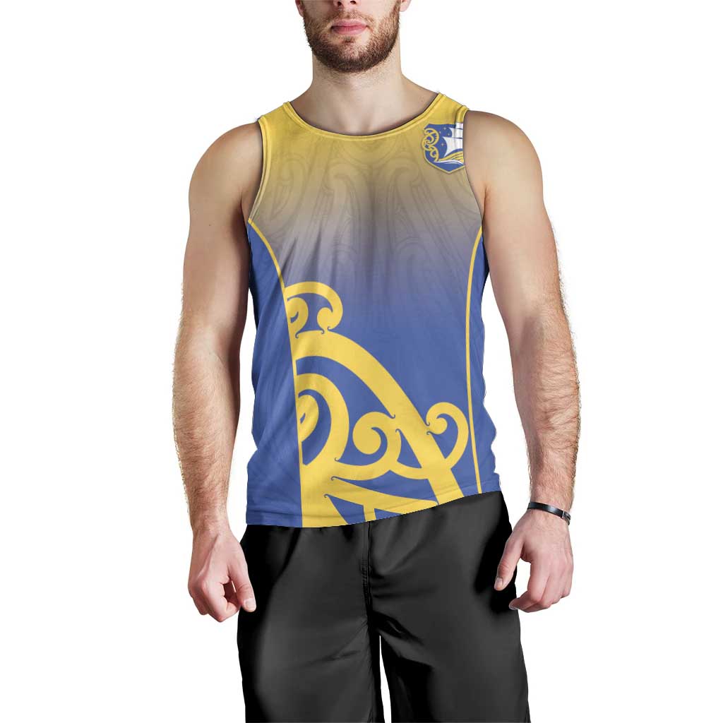 Custom James Cook High School Men Tank Top Maori Koru Pattern