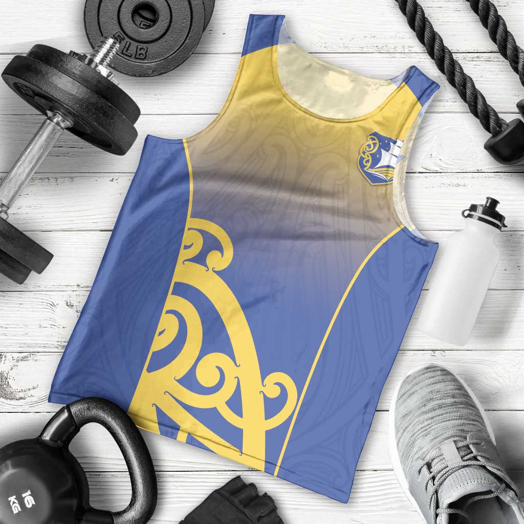 Custom James Cook High School Men Tank Top Maori Koru Pattern