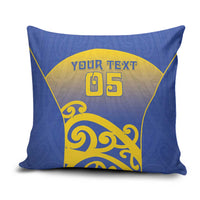 Custom James Cook High School Pillow Cover Maori Koru Pattern