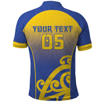 Custom James Cook High School Polo Shirt Maori Koru Pattern