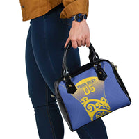 Custom James Cook High School Shoulder Handbag Maori Koru Pattern