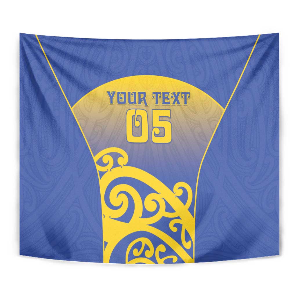 Custom James Cook High School Tapestry Maori Koru Pattern