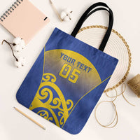 Custom James Cook High School Tote Bag Maori Koru Pattern