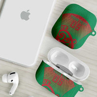 Custom Onehunga High School AirPods Case Maori Koru Pattern