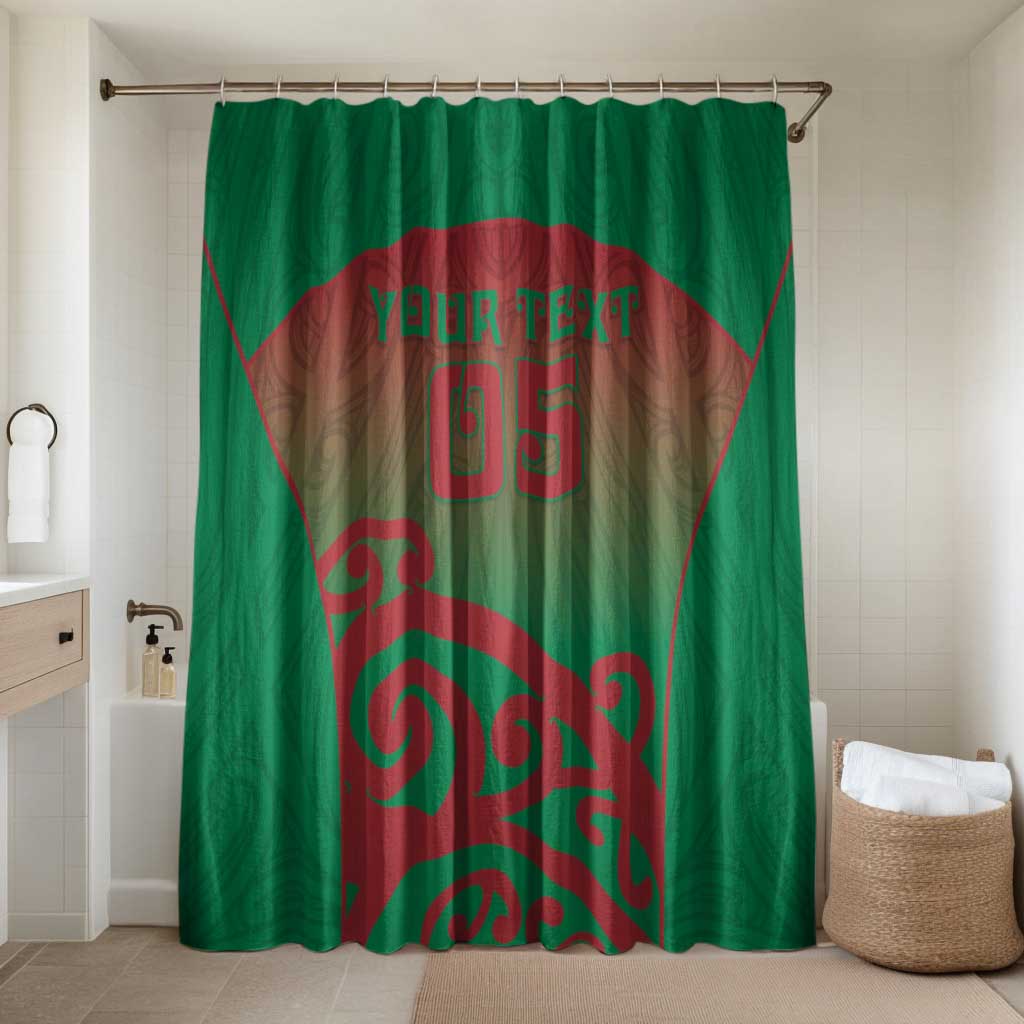 Custom Onehunga High School Bathroom Set Maori Koru Pattern