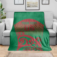 Custom Onehunga High School Blanket Maori Koru Pattern