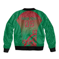 Custom Onehunga High School Bomber Jacket Maori Koru Pattern