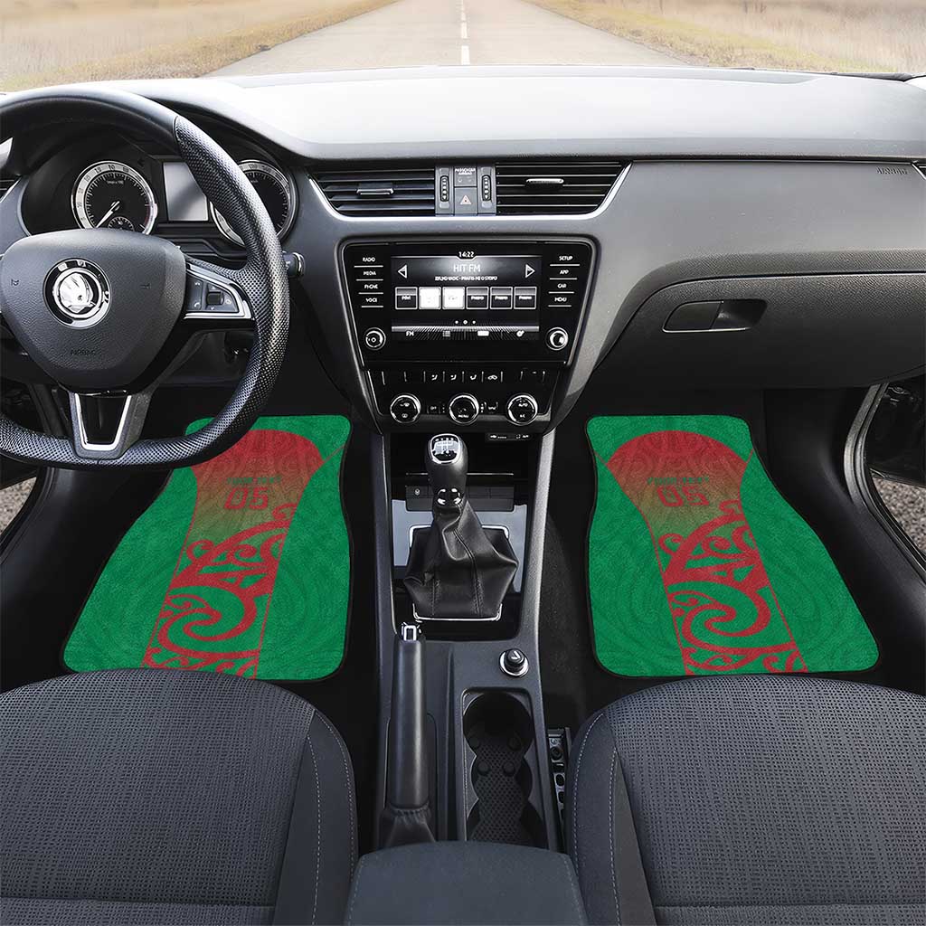 Custom Onehunga High School Car Mats Maori Koru Pattern