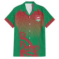 Custom Onehunga High School Family Matching Tank Maxi Dress and Hawaiian Shirt Maori Koru Pattern