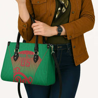 Custom Onehunga High School Leather Bag Maori Koru Pattern