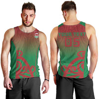 Custom Onehunga High School Men Tank Top Maori Koru Pattern