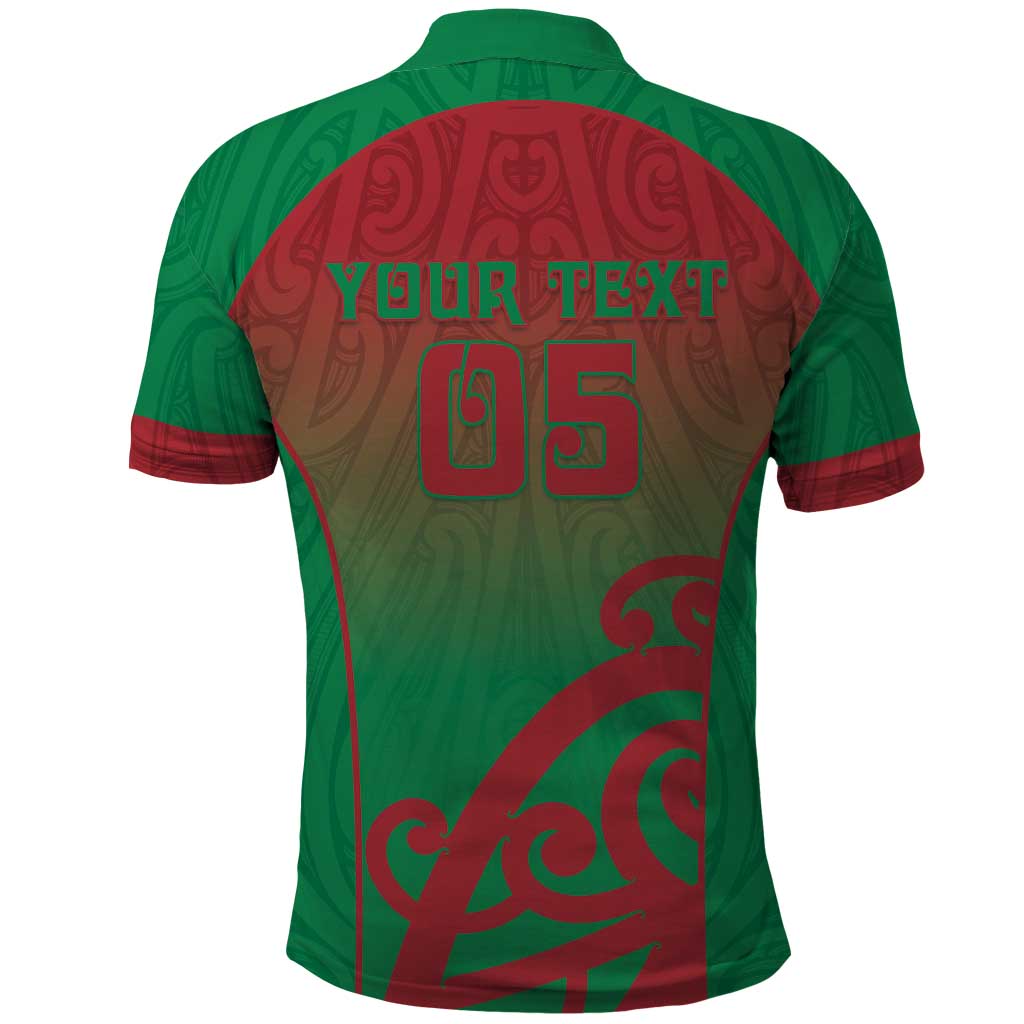 Custom Onehunga High School Polo Shirt Maori Koru Pattern