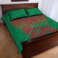 Custom Onehunga High School Quilt Bed Set Maori Koru Pattern