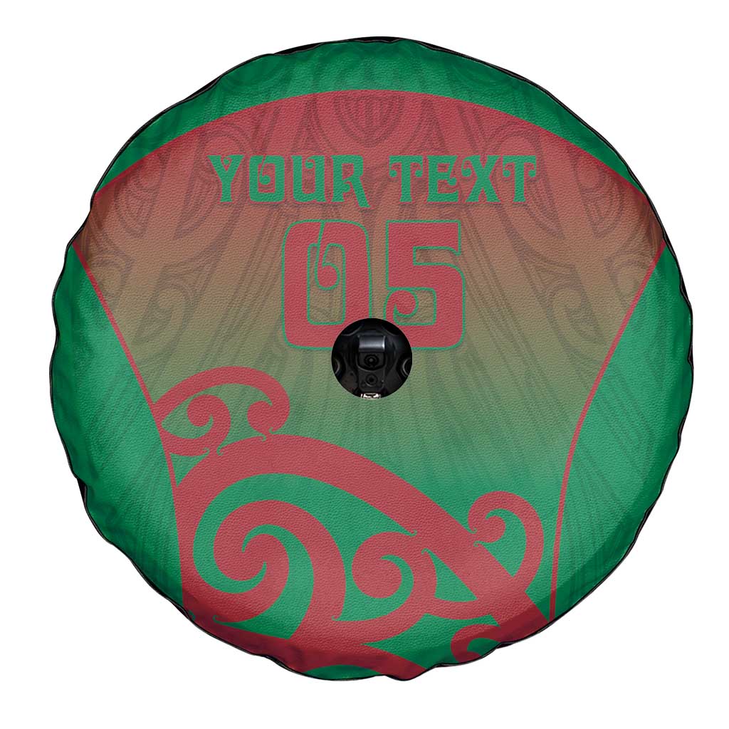 Custom Onehunga High School Spare Tire Cover Maori Koru Pattern