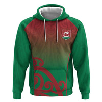 Custom Onehunga High School Zip Hoodie Maori Koru Pattern