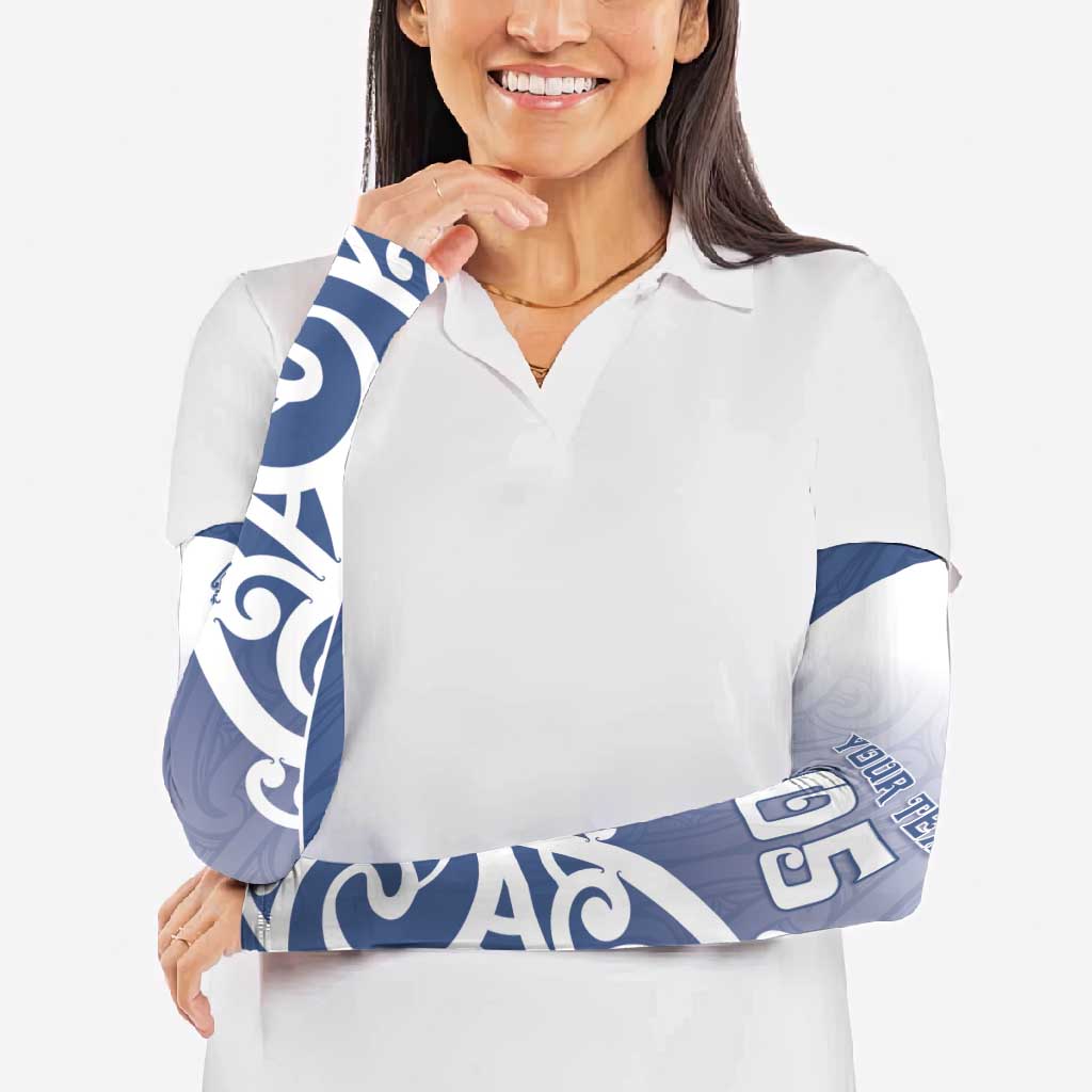 Custom New Zealand Aotea College Arm Sleeves Maori Koru Pattern