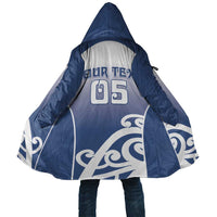 Custom New Zealand Aotea College Cloak Maori Koru Pattern